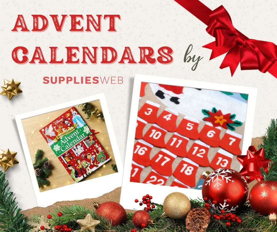 This weekend is your last chance to order your advent calendars to ensure they arrive in time!🎄Order here - buff.ly/3F00OA5 
*Discounts available for large volume orders 

#AdventCalendars #ChristmasSupplier #ITSupplies #TechSupplies #Packaging #OfficeManager