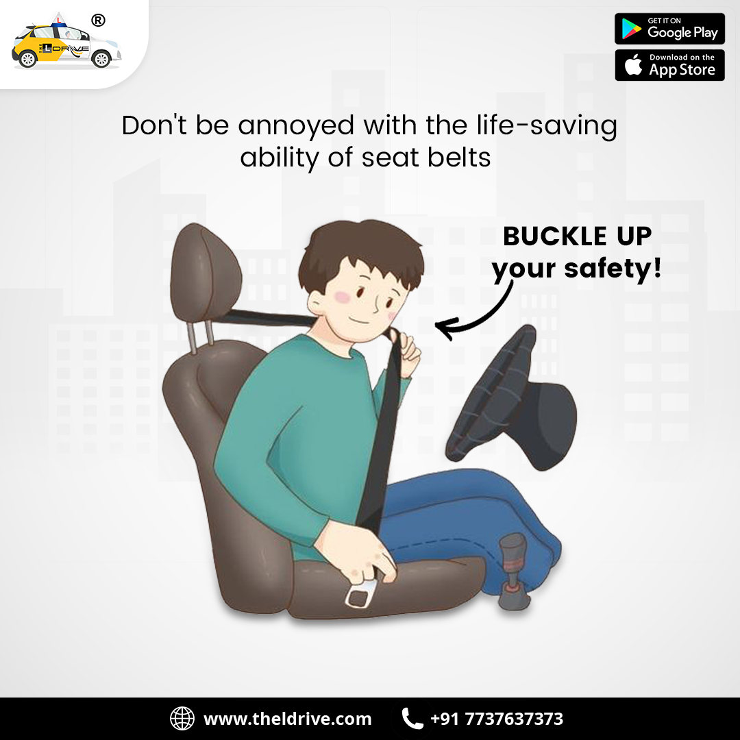 theldrive's tweet photo. Make sure you buckle up every time! Be it front or back seats. puts it on, and you reach your destination safely.

#theldrive #seatbelts #safetyfirst #roadsafety #drivesafe #drivinglessons #learntodrive #drivingtest #drivingtips #drivingschoolsinhyderabad #drivinginstructor https://t.co/nBv53krRrT