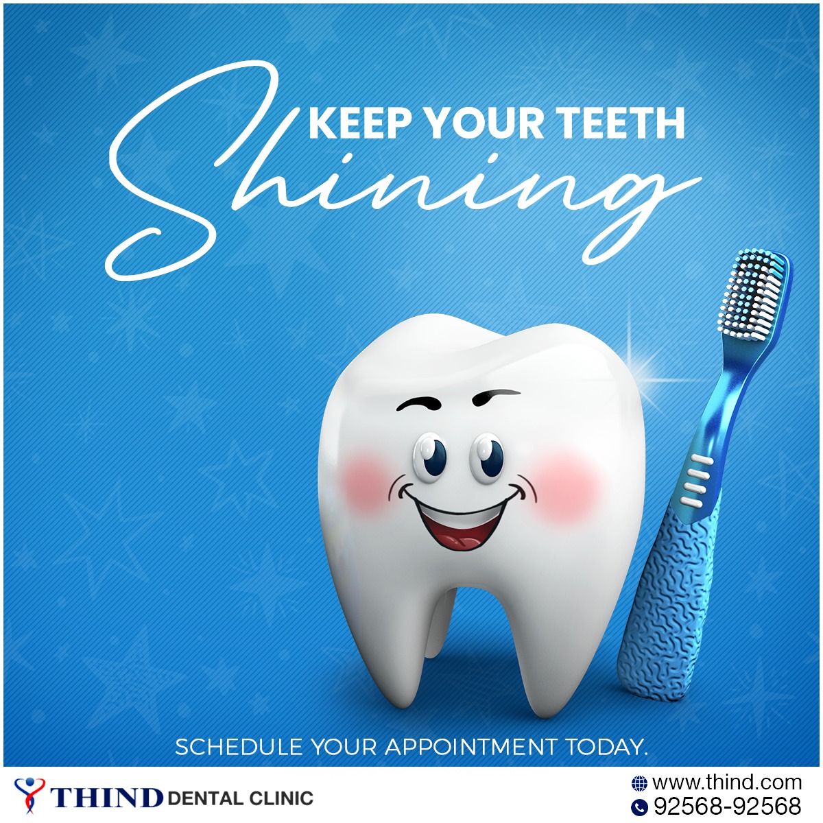 ThindClinic's tweet photo. #keepyourteethshinning
Don't let your shiny smile die. 😊
.
.
Book Your Appointment Now:- 
Call Us:- +91 92568 92568
.
#thind #thinddentyalclinic #dentelclinic #dentiest #dentiestry #teethgap #teethgaps #smile #teeth #brightteeth #bright #teethcleaning
https://t.co/5JQxh9nmy1 https://t.co/bCyYburt96