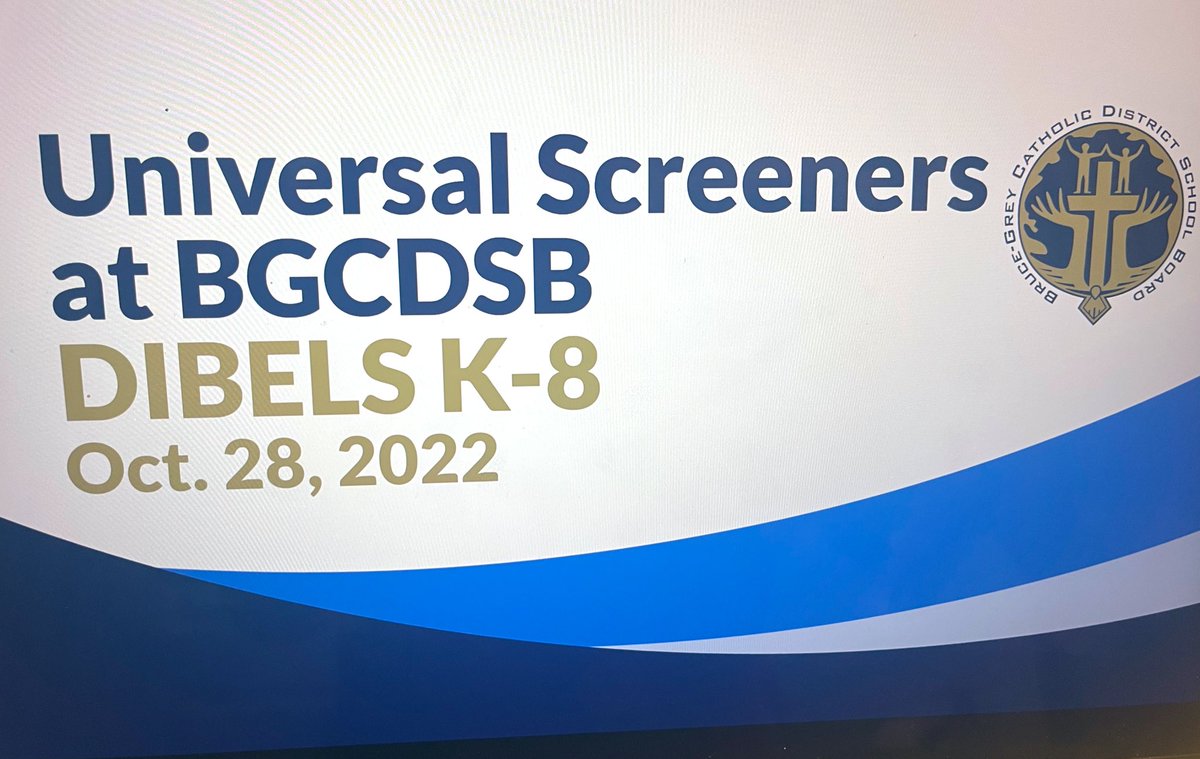 MellyT3182's tweet photo. Today is the day! So excited to facilitate and engage in learning with all K-8 educators @BGCDSB around universal screeners and administering the DIBELS 8th edition screener with ALL of our students. A critical next step on our #RightToRead journey. #BGClearns #BGCLiteracy https://t.co/jacBgFAI8z