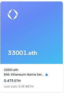 CryptoRgreen's tweet photo. 5 digit ens domain #Giveaway 🚀

PRIZE #ENS  domain or 200$ (winner choose)

🏆To partecipate 🏆

1⃣RT + activate the 🔔
2⃣Tag your friends + follow me

End in 48h⏳ need 350RT

#ETH   #Bitcoin #LUNC #NFTCommunity  #OpenSeaNFT #nftarti̇st #NFTGiveaways   #NFTartist #nftarti̇sts https://t.co/7GuuB5VbTl