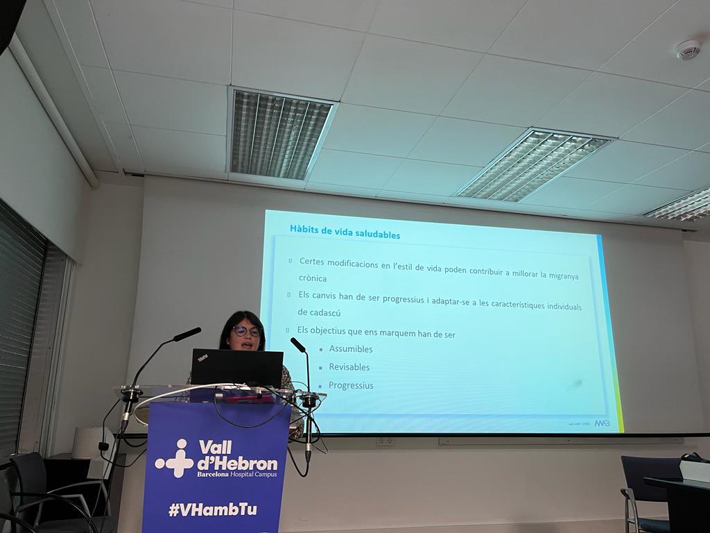 Migraine Adaptive Brain Lab (MABLab) (@adaptivebrain) on Twitter photo Avui estem a la Jornada d'actualització de #cefalea i #epilèpsia per als Metges d'atenció primària de l'AIS Barcelona Nord
Us esperem a les pròximes edicions
📅 17/03/2022
📅 12/05/2022
#neurociencies <a href="/vallhebron/">Vall d'Hebron</a>
<a href="/MTorresFerrus/">Marta Torres-Ferrús</a> <a href="/CaronnaEdoardo/">Edoardo Caronna</a> <a href="/alpuente_ruiz/">Alicia Alpuente</a> @Lali_GinCi Avui estem a la Jornada d'actualització de #cefalea i #epilèpsia per als Metges d'atenció primària de l'AIS Barcelona Nord
Us esperem a les pròximes edicions
📅 17/03/2022
📅 12/05/2022
#neurociencies <a href="/vallhebron/">Vall d'Hebron</a>
<a href="/MTorresFerrus/">Marta Torres-Ferrús</a> <a href="/CaronnaEdoardo/">Edoardo Caronna</a> <a href="/alpuente_ruiz/">Alicia Alpuente</a> @Lali_GinCi