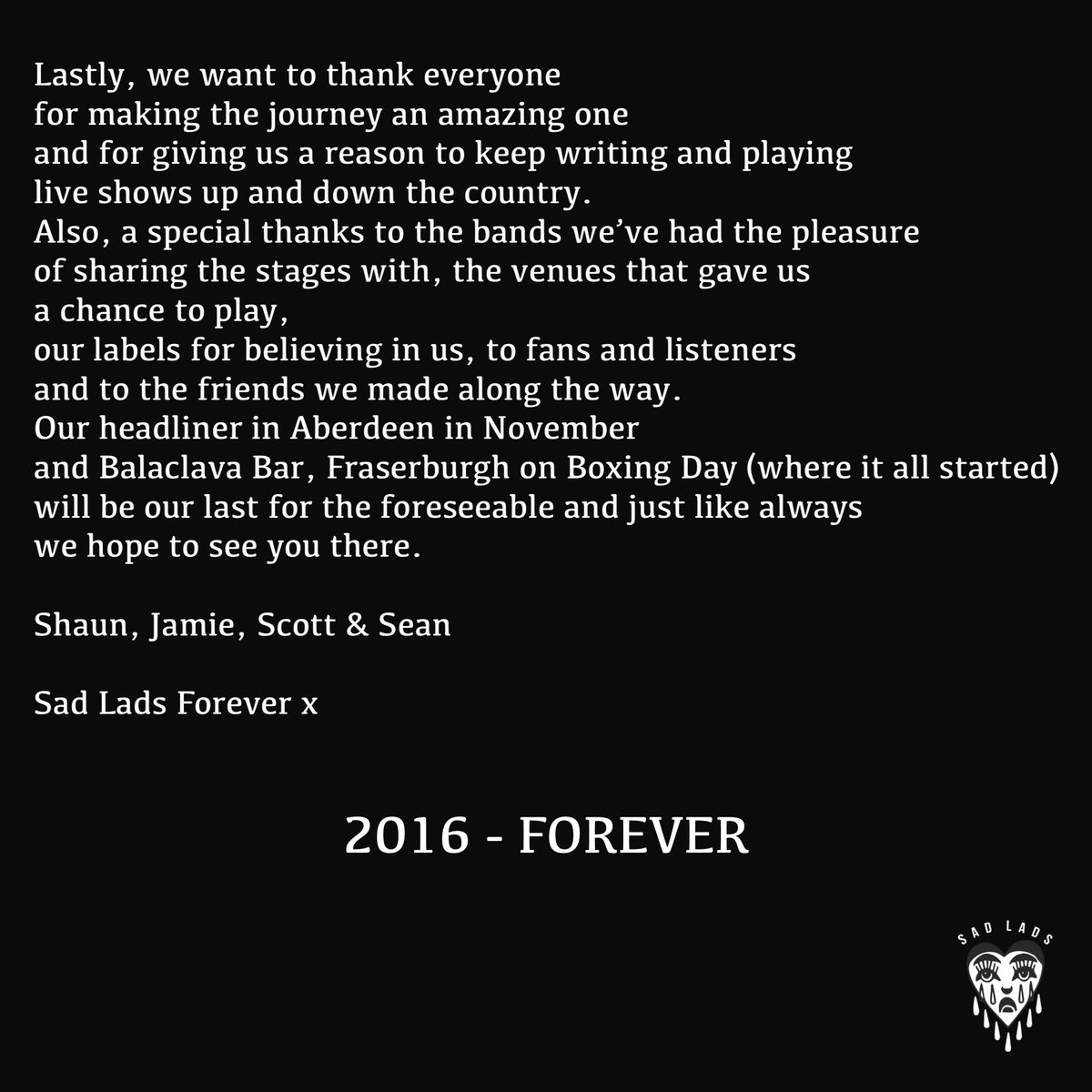 Sad lads forever 🖤