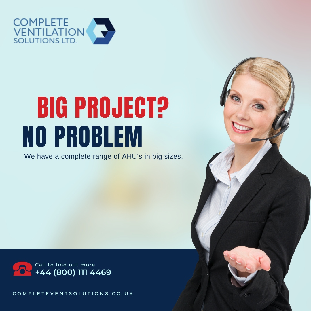 CVS_Limited's tweet photo. Big Project? No Problem. We have a complete range of AHUs in big sizes.
Call +44 (800) 111 4469 or email sales@completeventsolutions.co.uk for more information!
#CompleteVentilationSolutions #ventilation #properventilation https://t.co/D2X6aXWyaE