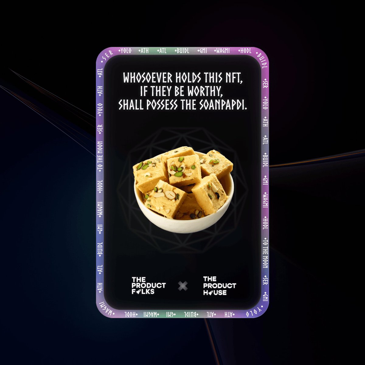 nftcutie's tweet photo. Proof of "Soan Papdi"
Coz #diwall is incomplete without it.
Thanks @0xTPH fam. https://t.co/us1ToVOPdZ