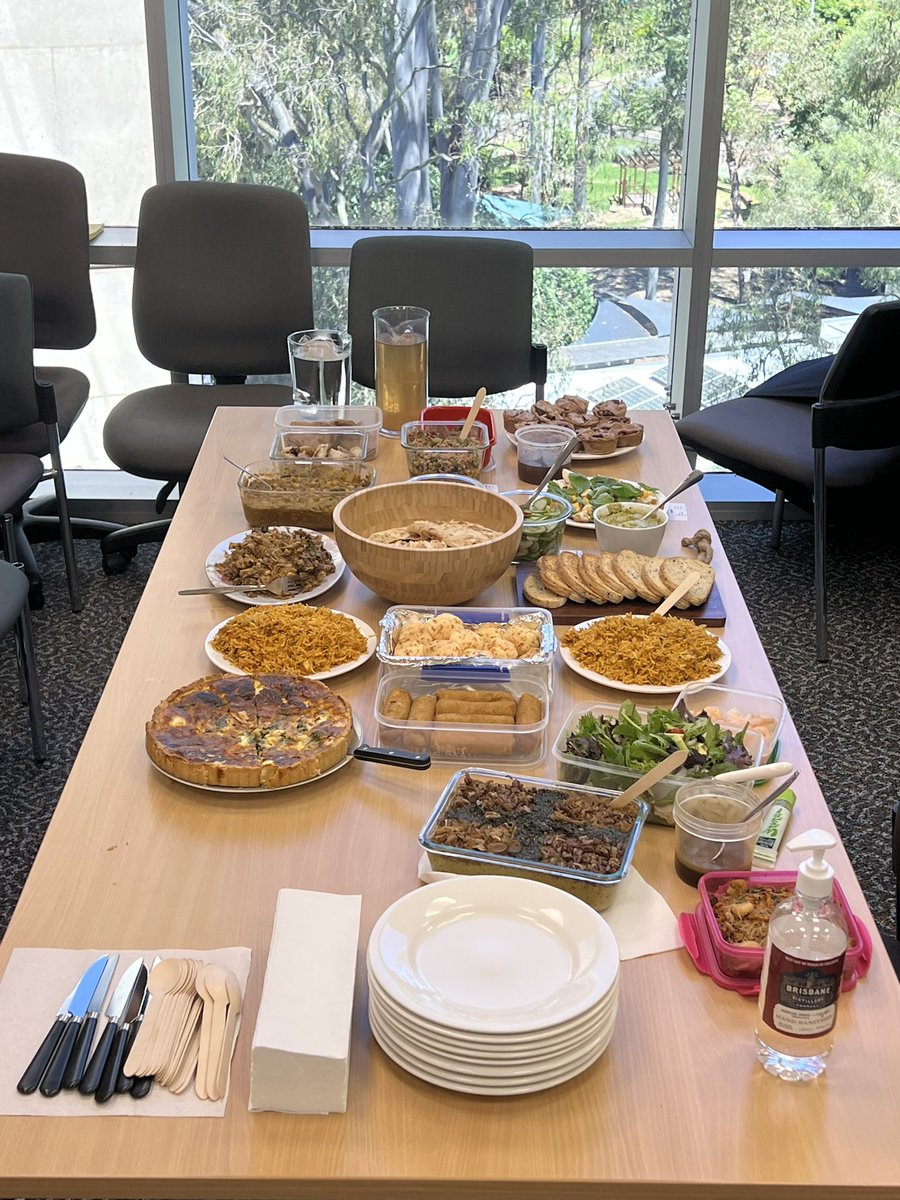 What an amazing international lunch today, thanks everyone for tagging along and sharing your culture with us! <a href="/AmiralianLab/">Nasim Amiralian</a>  #InternationalLunch #UQ #AIBN