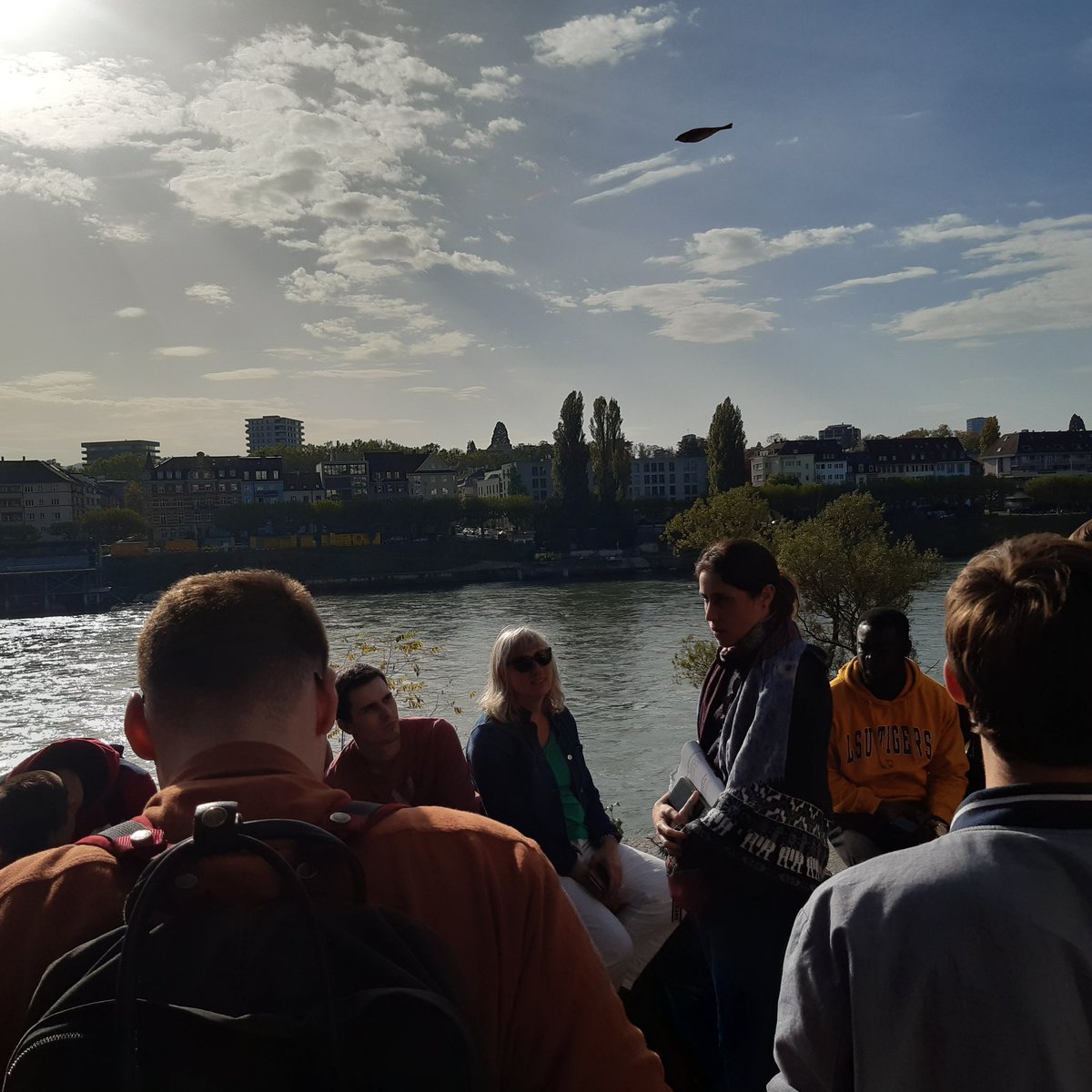 Visite à Bâle sur la thématique de la baignade en ville avec Manon Kohler de <a href="/LaboTheMA/">Laboratoire ThéMA</a>
