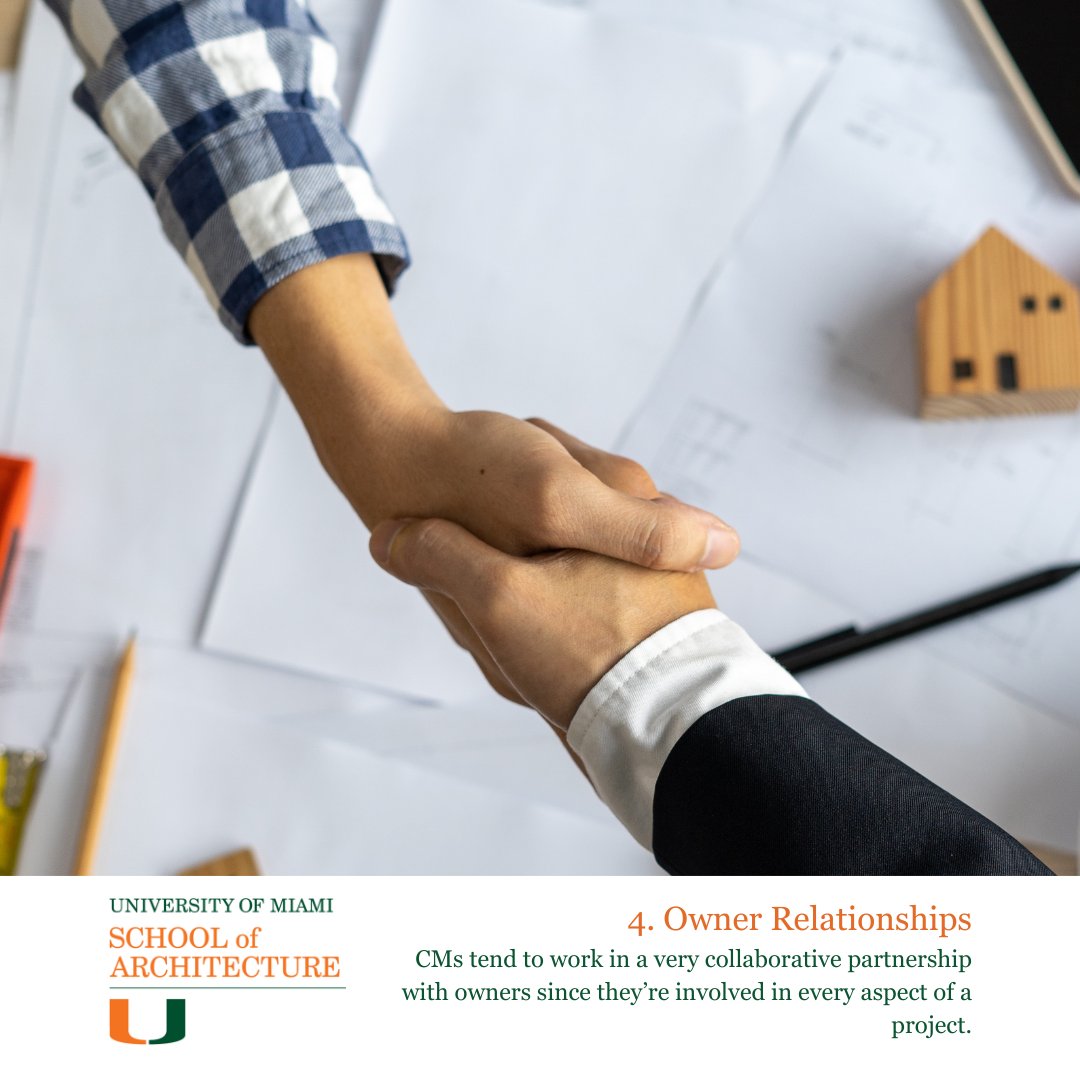 UMiamiMCM's tweet photo. We often get plenty of questions about what differentiates a construction manager vs. general contractor.👷🏻🦺👨🏾‍💼

Read more about these differences here:
https://t.co/TF8oXqe0vA

#umiami #construction #constructionindustry #masterofconstructionmanagement https://t.co/bFKgFco6Q6