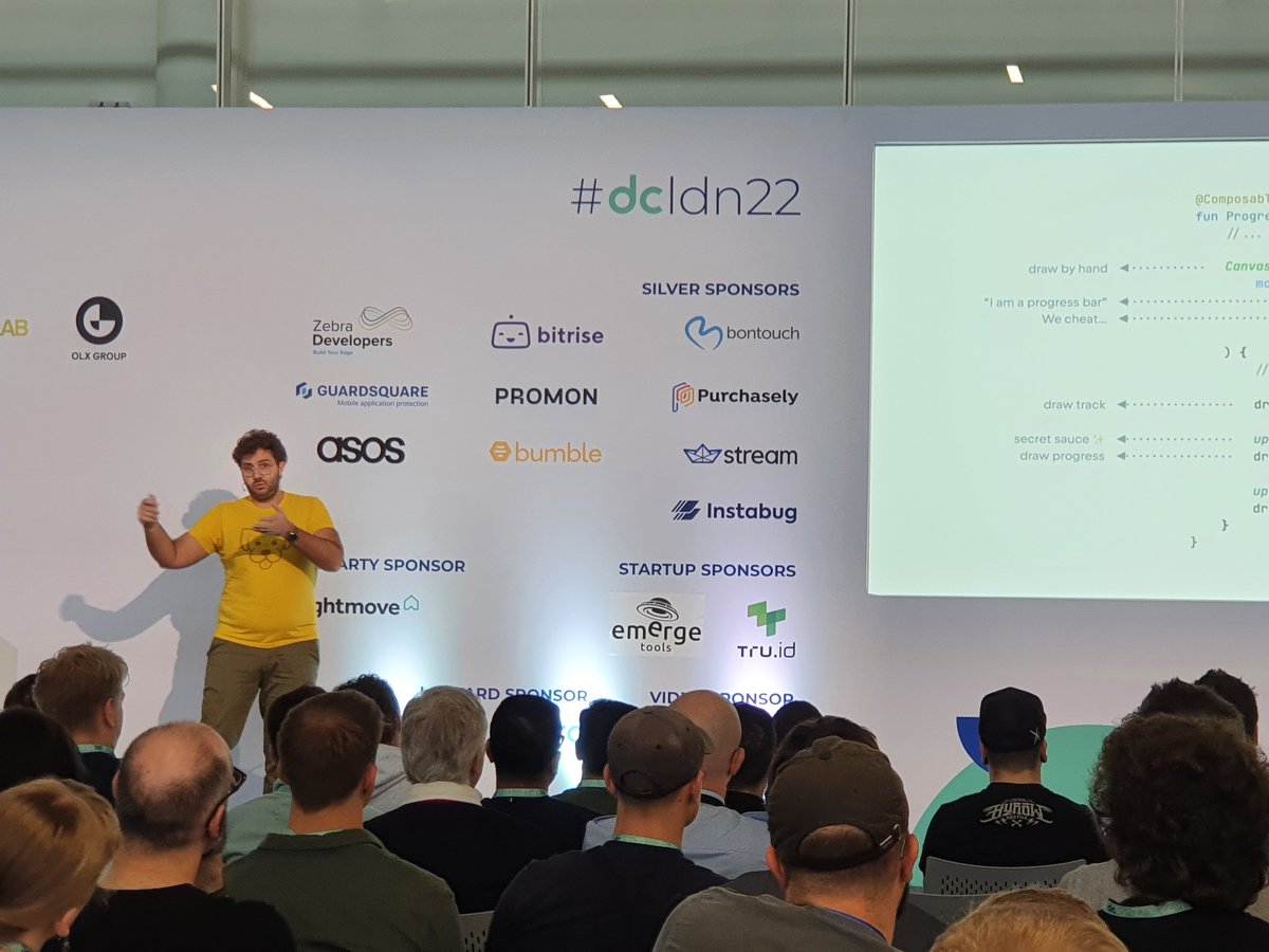 @BoD@mastodon.social (@bod) on Twitter photo Make your Compose design system with or without Material, with <a href="/seebrock3r/">🤌 seb@androiddev.social 🐘</a>
#dcldn22 Make your Compose design system with or without Material, with <a href="/seebrock3r/">🤌 seb@androiddev.social 🐘</a>
#dcldn22