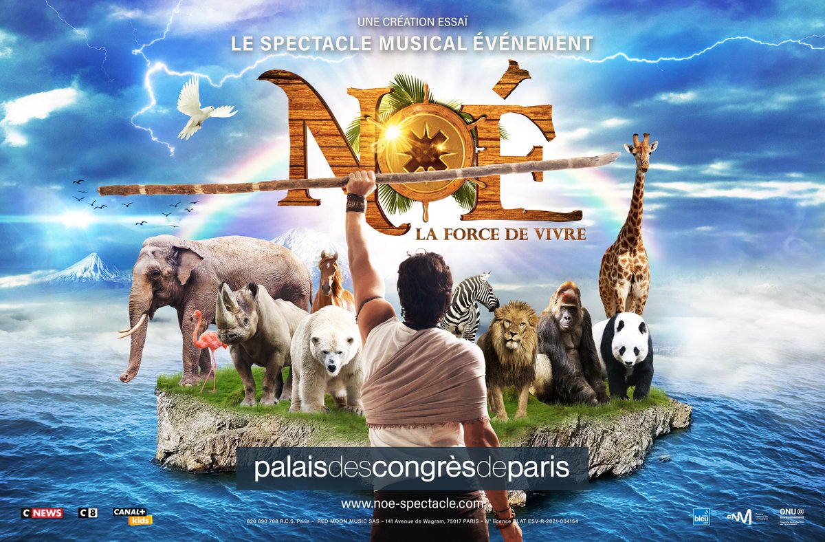 NoeSpectacle's tweet image. De retour au Palais des congrès du 21 au 29 janvier 2023.  ✨

"UN RÉGAL" Le Figaro Magazine
"BLUFFANT" CNews
"ÉBLOUISSANT" France Info 

@C8TV  @CNEWS  @francebleu CANAL+KIDS

Lien billetterie : tinyurl.com/noespectacle

#nouveauspectacle #comediemusicale