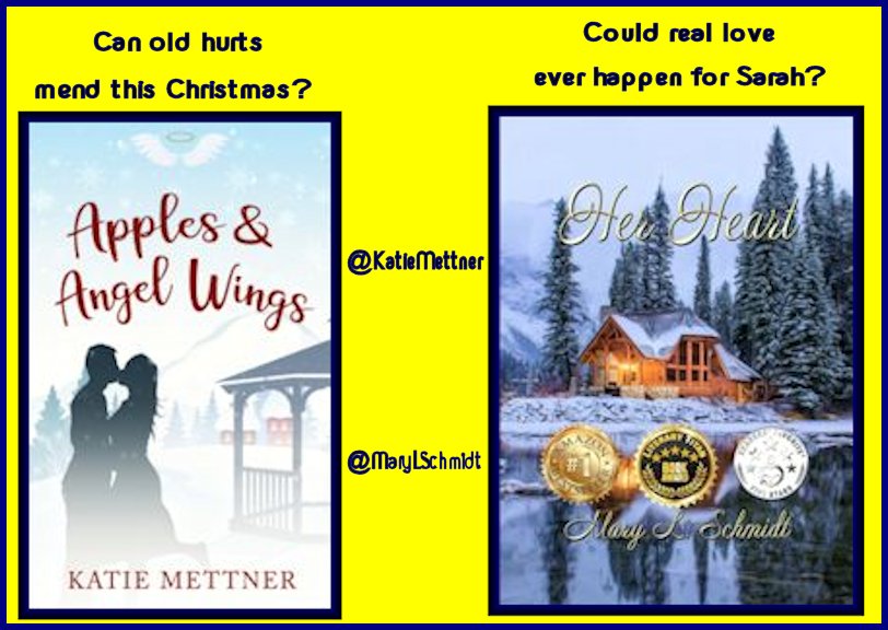 Two women with different hurts at #Christmas time. Can they shed their self perceived defects and old hurts to find the love they desired? @KatieMettner and @MaryLSchmidt #BooksWorthReading #Romance