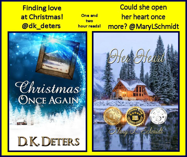 Two women finding love at Christmas in the Rocky Mountains of #Colorado! @dk_deters @MaryLSchmidt #Denver #BooksWorthReading #romance #Christmas