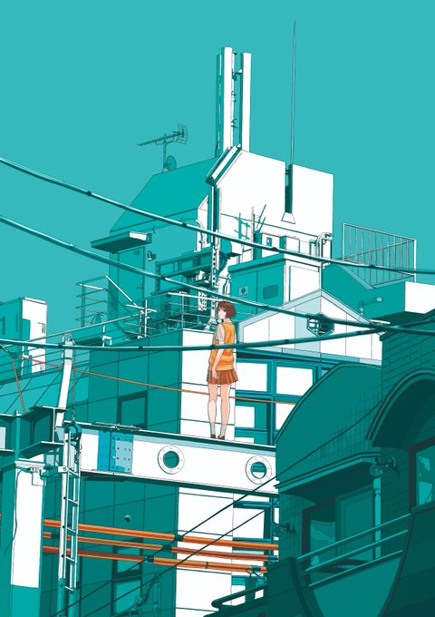 「shirt utility pole」 illustration images(Latest)｜5pages
