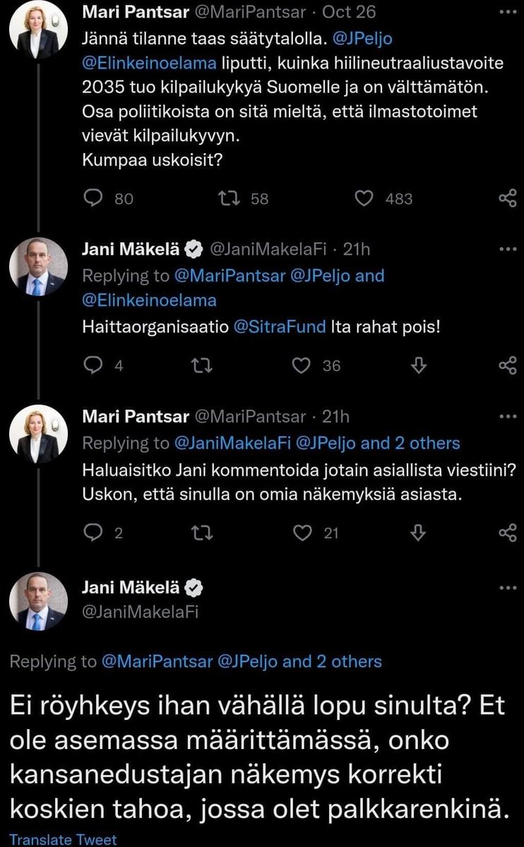 Jopijoo1's tweet photo. Persujen äänestäjät on juuri tuollaisia kuin Mäkelä. Mäkelältä on turha edes kuvitella yhtään järkevää ulostuloa... https://t.co/qfWGMcHrxa
