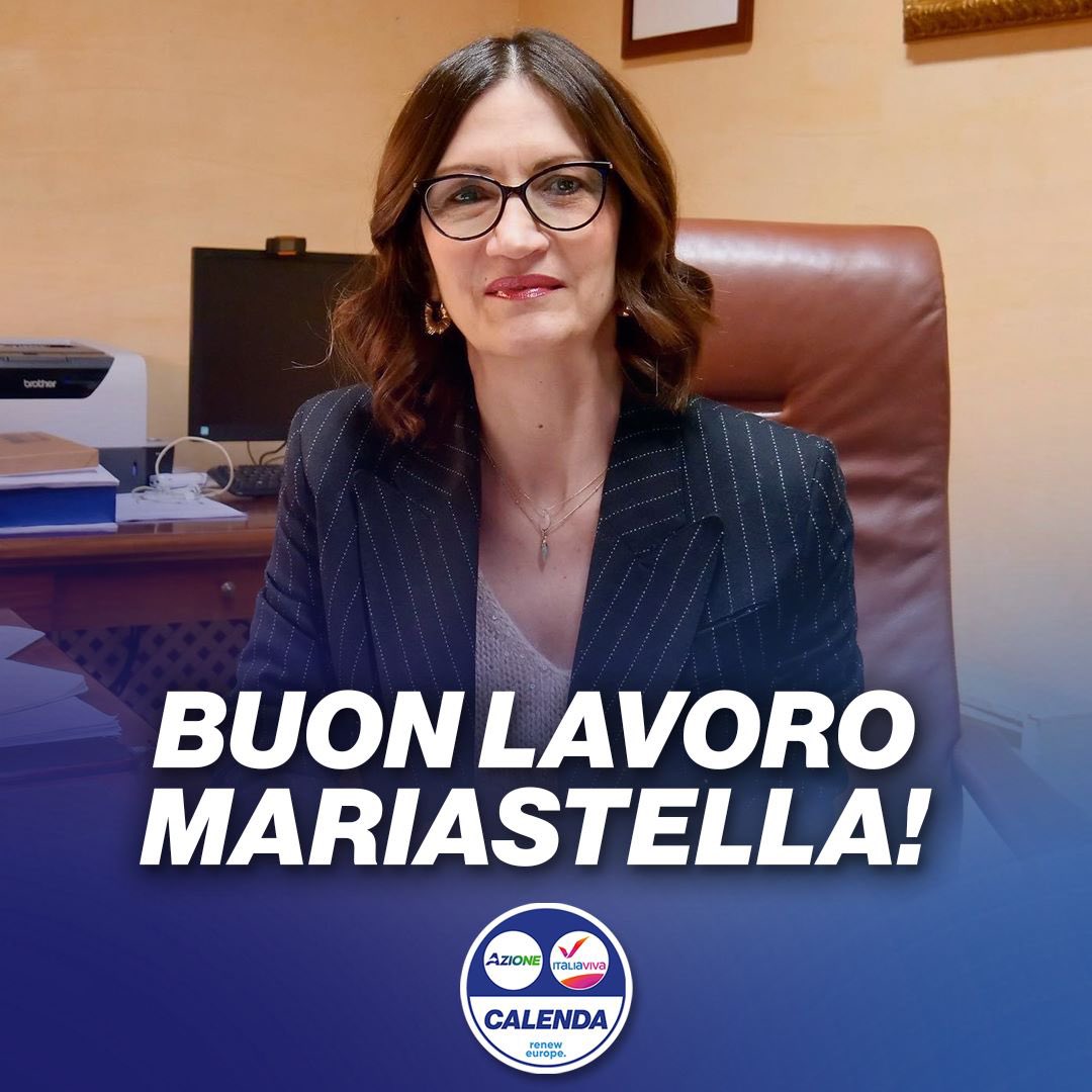 Auguri di buon lavoro a @msgelmini, da oggi vicesegretario e portavoce di #Azione!