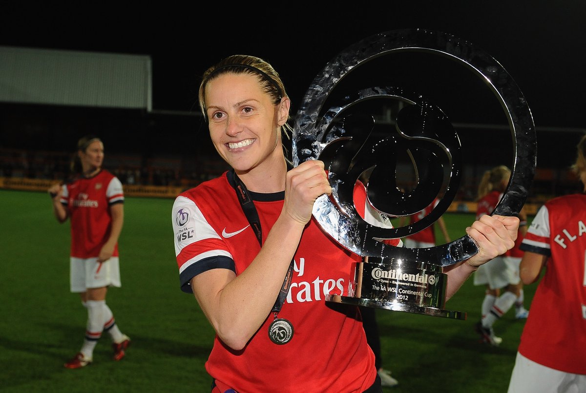 #HBD to Arsenal legend, @kelly_smith10! 🎉🎊 #UWCL // @ArsenalWFC