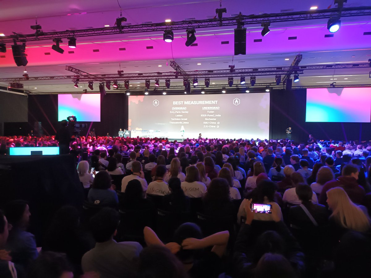 Ioana Popescu (@ioanagrig) on Twitter photo Congratulations to the Evry Paris-Saclay #iGEM2022 team <a href="/iGEM_Evry/">iGEM Evry</a> for the nomination for the Best Measurement Award!
Thanks to all that supported us: <a href="/Genopole/">Genopole</a> <a href="/UnivEvry/">Université Évry Paris-Saclay</a> <a href="/UnivParisSaclay/">Université Paris-Saclay</a> <a href="/GenoUMR_GM/">GENOSCOPE/UMR Genomique Metabolique</a> <a href="/INRAE_MICALIS/">INRAE Micalis</a> #Genhotel <a href="/SnapGene/">SnapGene</a> <a href="/NEBiolabs/">New England Biolabs</a> <a href="/idtdna/">Integrated DNA Technologies</a> <a href="/TwistBioscience/">Twist Bioscience</a> Congratulations to the Evry Paris-Saclay #iGEM2022 team <a href="/iGEM_Evry/">iGEM Evry</a> for the nomination for the Best Measurement Award!
Thanks to all that supported us: <a href="/Genopole/">Genopole</a> <a href="/UnivEvry/">Université Évry Paris-Saclay</a> <a href="/UnivParisSaclay/">Université Paris-Saclay</a> <a href="/GenoUMR_GM/">GENOSCOPE/UMR Genomique Metabolique</a> <a href="/INRAE_MICALIS/">INRAE Micalis</a> #Genhotel <a href="/SnapGene/">SnapGene</a> <a href="/NEBiolabs/">New England Biolabs</a> <a href="/idtdna/">Integrated DNA Technologies</a> <a href="/TwistBioscience/">Twist Bioscience</a>