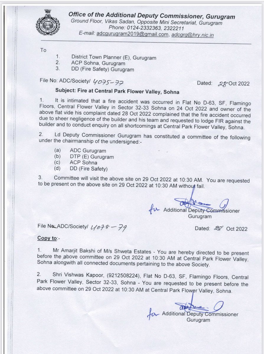 vishwas kapoor (@vishwaskapoor) on Twitter photo Enquiry has been ordered by <a href="/DC_Gurugram/">DC Gurugram</a> sir 🙏🙏 to probe into this incident <a href="/CentralParkIn/">Central Park</a> #CentralParkFlowerValley <a href="/TOIGurgaon/">TOI Gurgaon</a> <a href="/DEEPAKKAHUJA/">DEEPAK AHUJA</a> <a href="/DharamvirNews/">Dharamvir Sharma</a> <a href="/HTGurgaon/">HT Gurugram</a> <a href="/JagranNews/">Dainik Jagran</a> <a href="/TOIIndiaNews/">TOI India</a> <a href="/IndianExpress/">The Indian Express</a> <a href="/AmarUjalaNews/">Amar Ujala</a> Enquiry has been ordered by <a href="/DC_Gurugram/">DC Gurugram</a> sir 🙏🙏 to probe into this incident <a href="/CentralParkIn/">Central Park</a> #CentralParkFlowerValley <a href="/TOIGurgaon/">TOI Gurgaon</a> <a href="/DEEPAKKAHUJA/">DEEPAK AHUJA</a> <a href="/DharamvirNews/">Dharamvir Sharma</a> <a href="/HTGurgaon/">HT Gurugram</a> <a href="/JagranNews/">Dainik Jagran</a> <a href="/TOIIndiaNews/">TOI India</a> <a href="/IndianExpress/">The Indian Express</a> <a href="/AmarUjalaNews/">Amar Ujala</a>