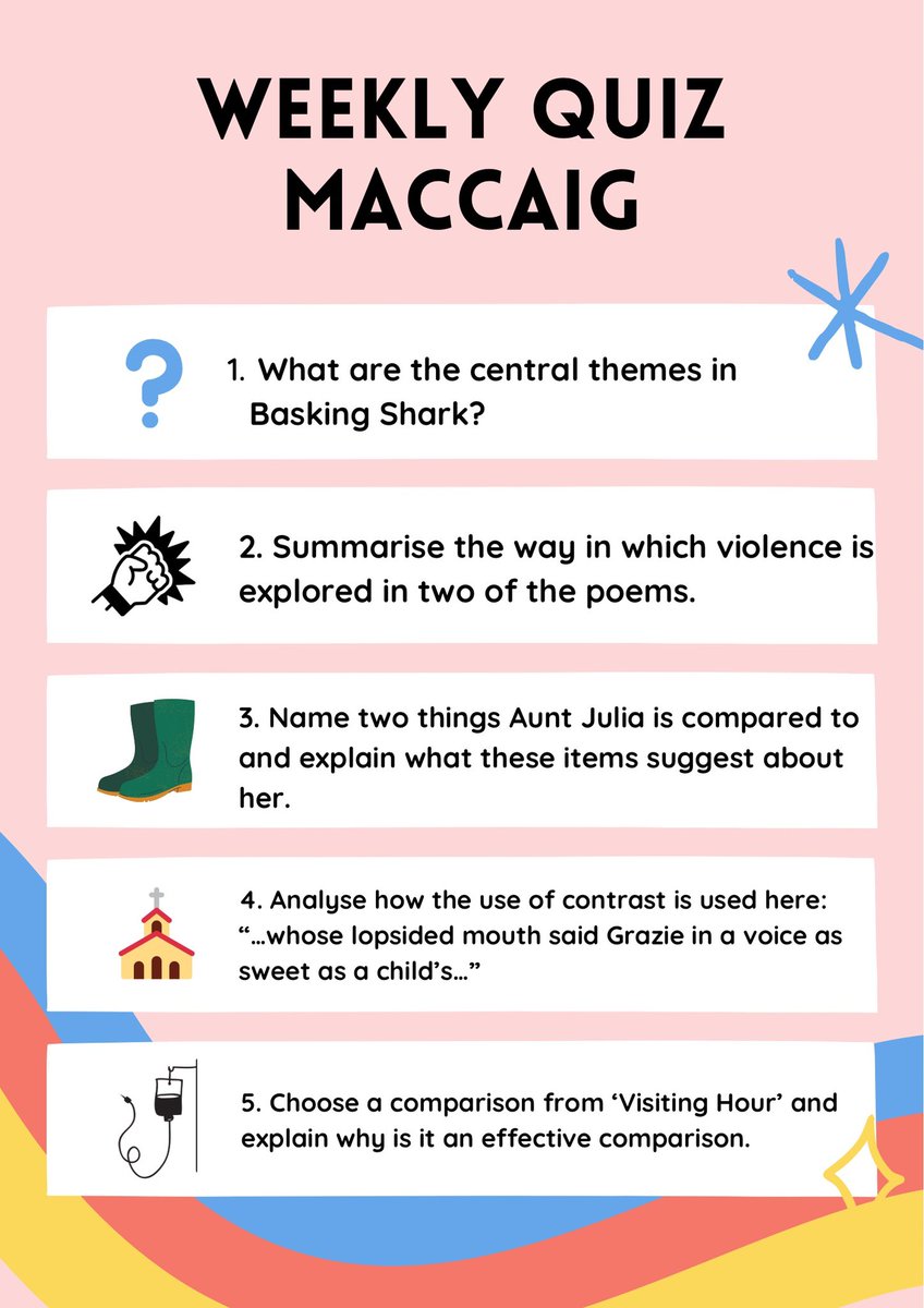 scot_text's tweet image. Happy Friday folks! It’s been a quick one ⏰ 

#MacCaig #ScotText #Revision #N5English #HEnglish