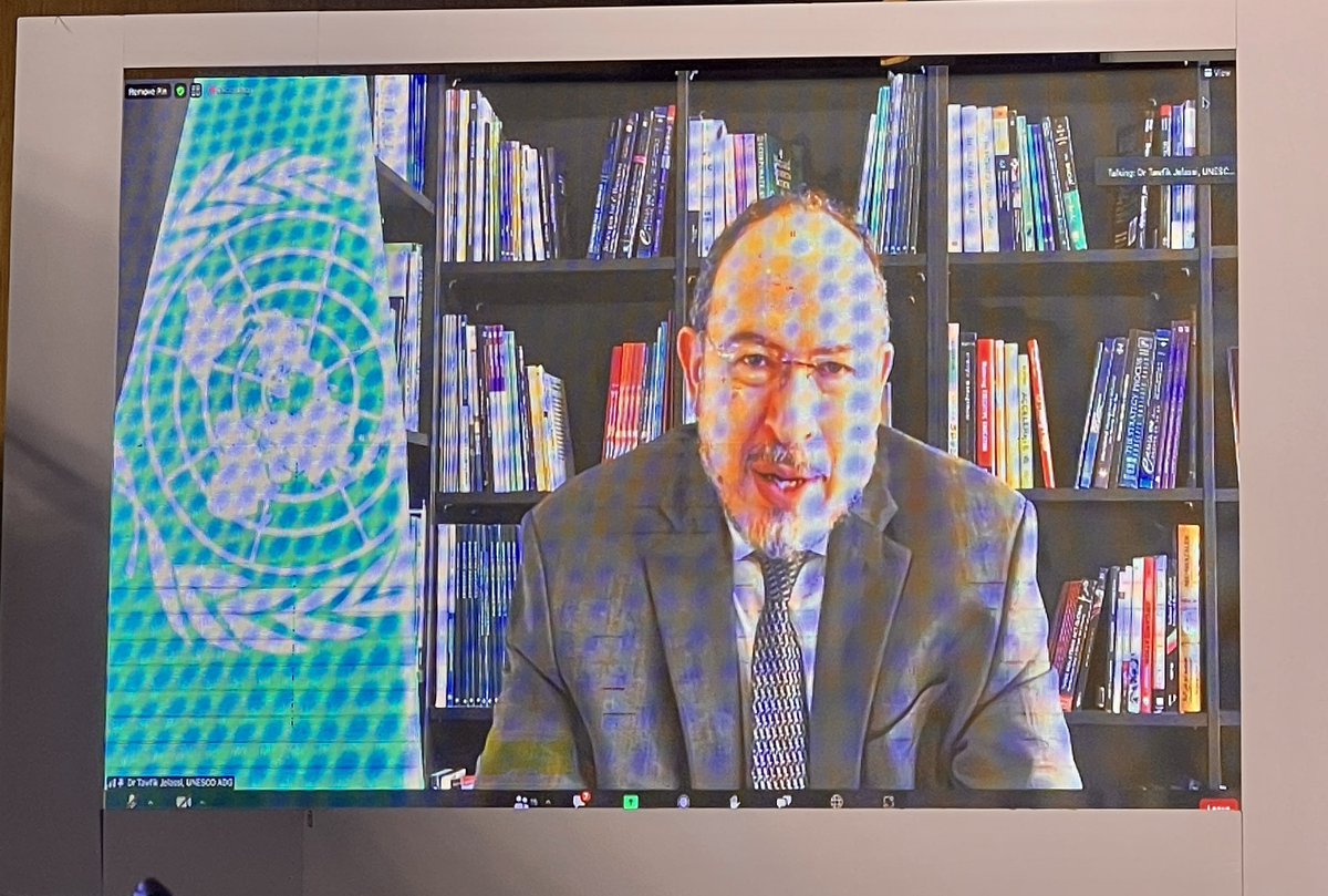 Assistant Director-General,Communication and Information Sector, @UNESCO @TawfikJelassi joins virtua...