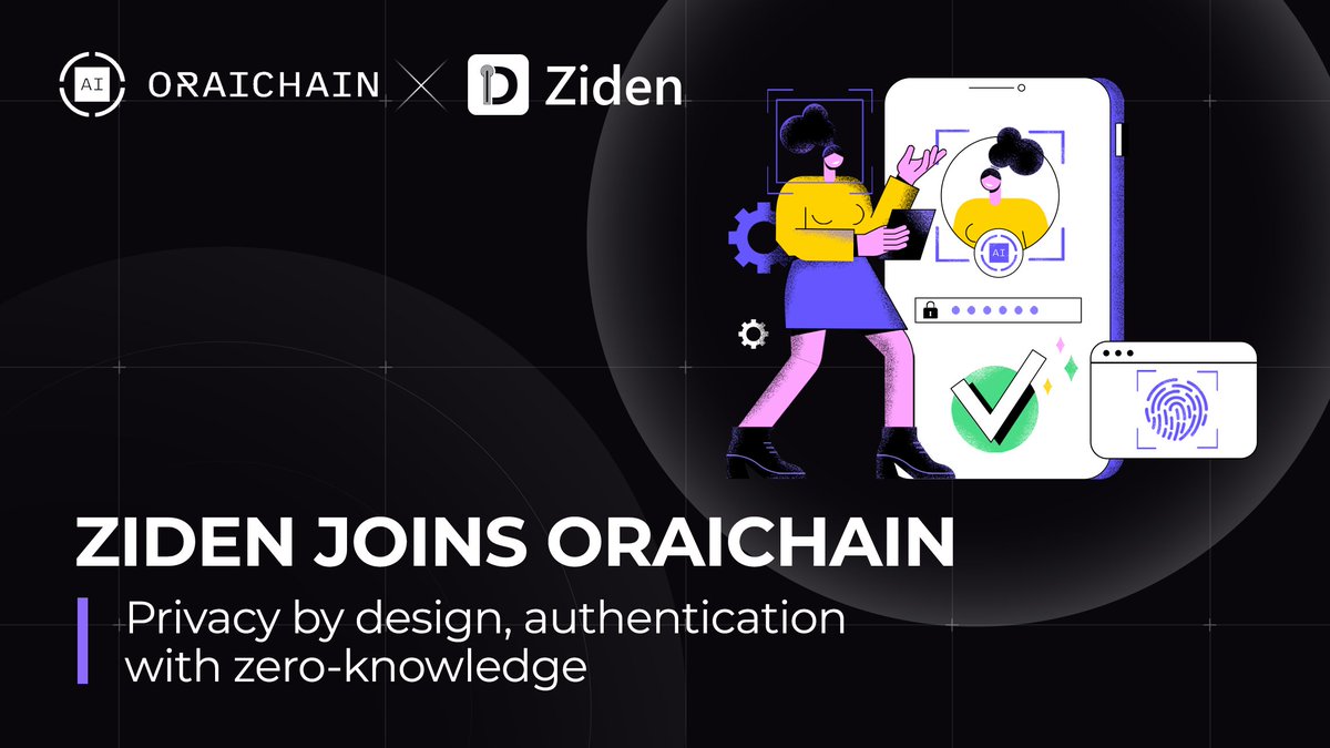 oraichain's tweet photo. ⚡️ #OraichainForDApps Accelerator Program to welcome @Ziden_io ⚡️
🔐 Ziden, a self-sovereign identity platform with verifiable attestation using #ZeroKnowlege proofs, is now a part of the #Oraichain Ecosystem 🌏
🌐 @Ziden_io for #Web3 identity privacy:
https://t.co/Dr6bApFZJe https://t.co/wdvr5KNOrx