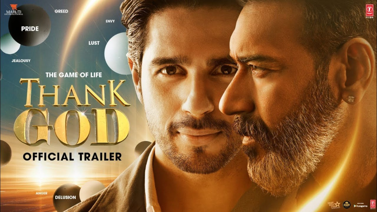 unbigotedrizvi's tweet photo. Watched #ThankGod, a fantasy comedy drama film directed by Indra Kumar, starring @ajaydevgn, @SidMalhotra, @Rakulpreet . It is a remake of the Danish film #SorteKugler.
It is a badly directed movie with half baked screenplay. #SidharthMalhotra's performance was below avg. https://t.co/oOSyYjFpuX