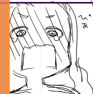 レイアウト確認で適当に描いたやつだけどカワイイ気がする 