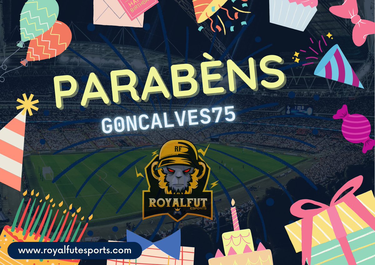 Hoje é um dia especial, o nosso craque G0ncalves75 faz aninhos!!
PARABÉNS

#royalfutesports
#royalfut
#RYF