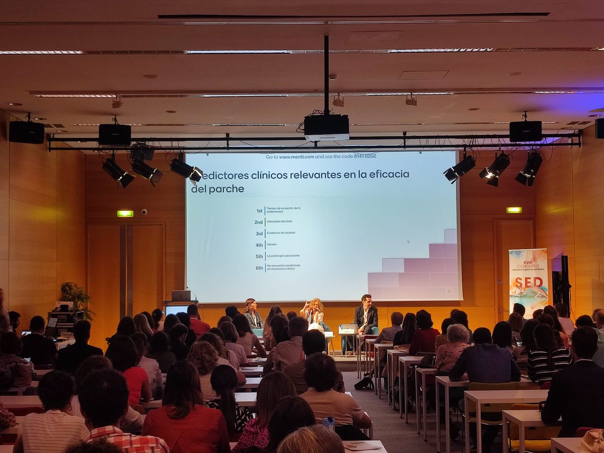 Modificación de la enfermedad y predicción de respuesta en el #dolor neuropático periférico. ¿Es posible? <a href="/Luzcanovas1/">Luz canovas</a> <a href="/GustavoFabregat/">Gustavo Fabregat</a> y modera <a href="/ConchaPhte/">Concha Pérez</a> #SEDValencia22 <a href="/Sedolor/">Sociedad Española del Dolor</a> @Grunenthal_es