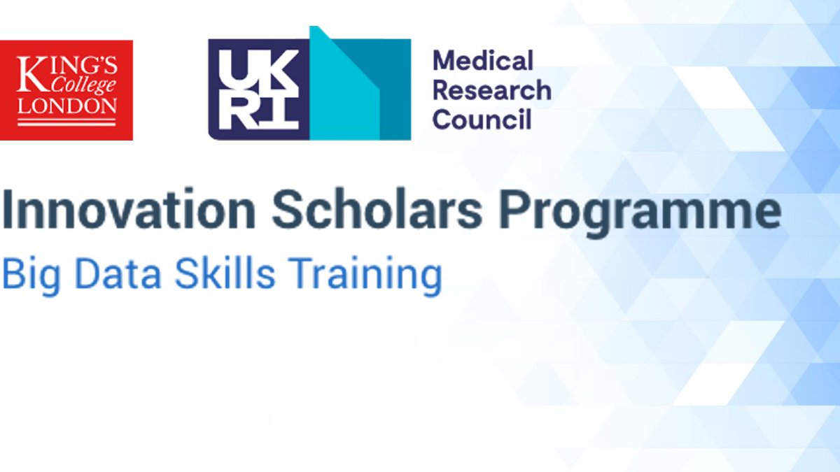 Digital Health Training (@kcl_dhtraining) on Twitter photo Introduction to Python 🐍🖥️ is now live learninghub.kingshealthpartners.org/product?catalo…
Online self paced #datatraining for all #NHS and health researchers #python #datascience #healthcare @daniel_stahl_01 <a href="/NHSPyCom/">NHS Python Community</a> <a href="/KCLBHI/">Biostatistics & Health Informatics at KCL</a> <a href="/KingsIoPPN/">Institute of Psychiatry, Psychology & Neuroscience</a> Introduction to Python 🐍🖥️ is now live learninghub.kingshealthpartners.org/product?catalo…
Online self paced #datatraining for all #NHS and health researchers #python #datascience #healthcare @daniel_stahl_01 <a href="/NHSPyCom/">NHS Python Community</a> <a href="/KCLBHI/">Biostatistics & Health Informatics at KCL</a> <a href="/KingsIoPPN/">Institute of Psychiatry, Psychology & Neuroscience</a>