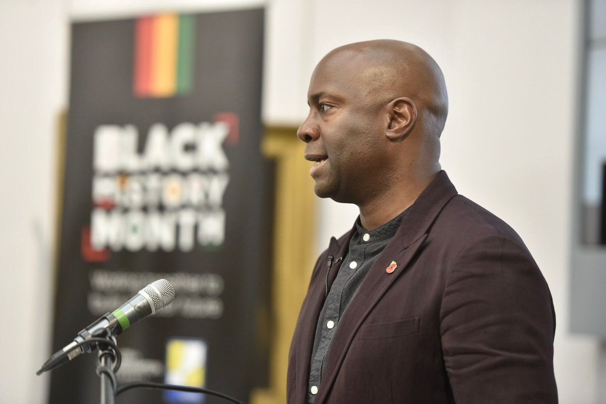 📸📸📸 Action shots of some of the speakers at our ‘inspiring the next generation’ event with @WolvesCouncil and supported by city partners. #OneCity #BlackHistoryMonth