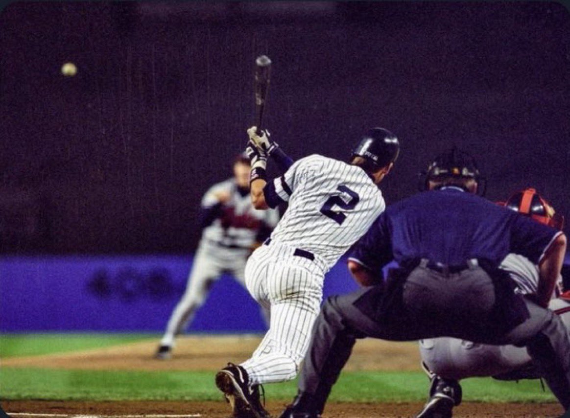 Maddux vs Jeter during the 1996 World Series