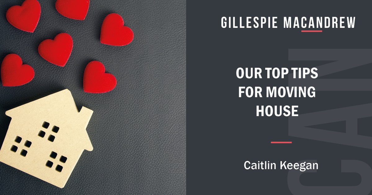 GMacandrew's tweet image. Caitlin Keegan, Associate, has listed top tips to help you work out what is essential for your move, what is on your wish list and how to get your property sale ready.
#scottishproperty #residentialproperty #tipsformoving

gillespiemacandrew.co.uk/news-insights/…
