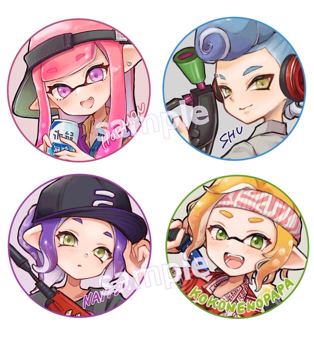 スプラトゥーン アイコン等イラスト 即出荷