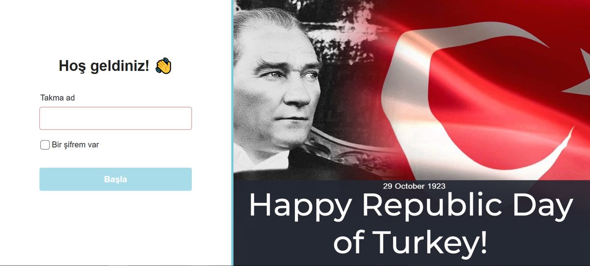 Cumhuriyet Bayram�'na Haz�r�z!