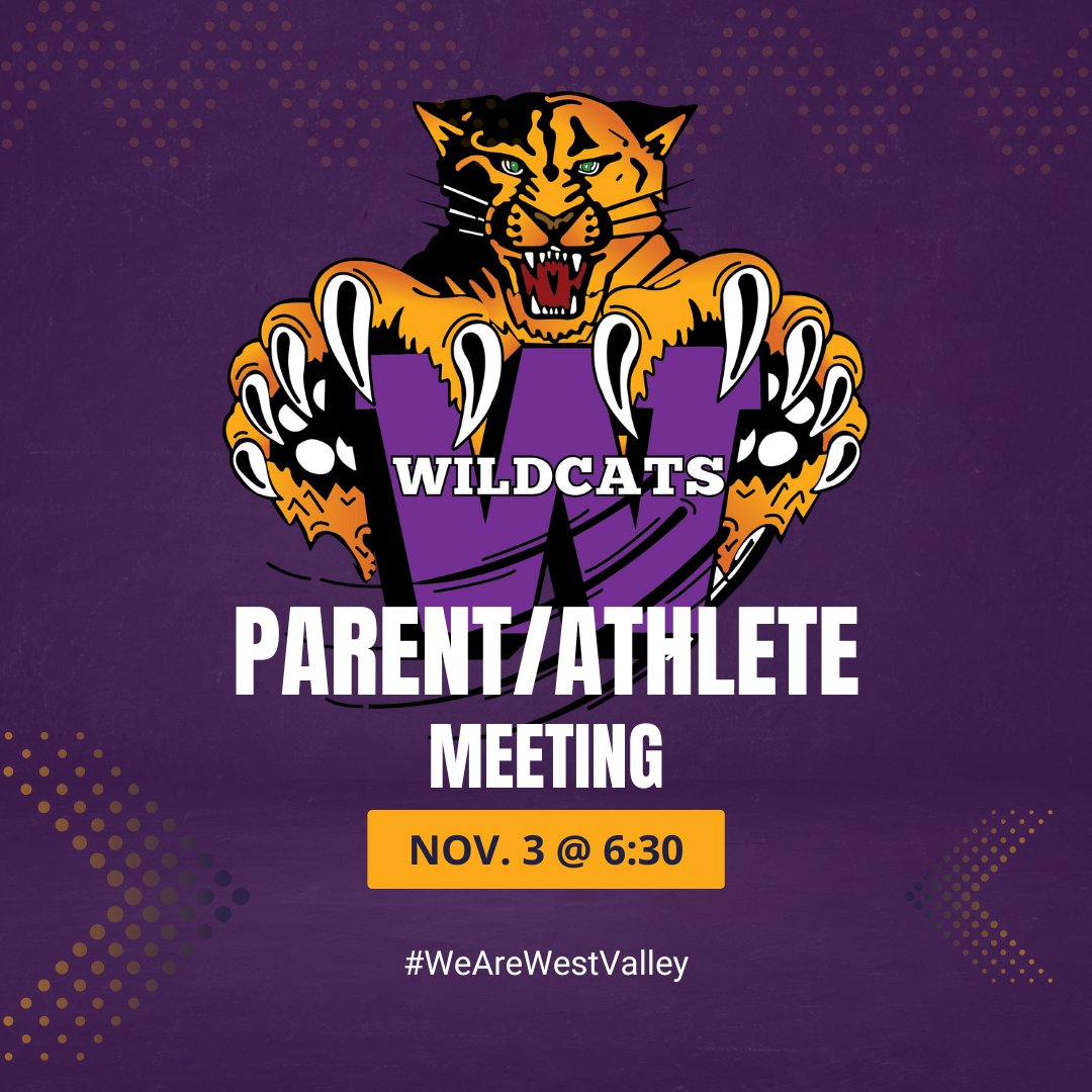 Save the date for our Winter Sports Parent/Athlete Meeting on Thursday, November 3 @ 6:30 in the cafeteria. Meet the coaches, get your questions answered, and get ready for the Winter Sports season at WVCS!