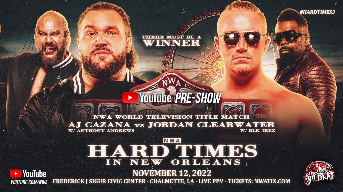 👀 You're going to want to experience this one LIVE! 🎟️ Tickets are still available at NWATix.com but are moving FAST as we get closer to #HardTimes3! 📍Frederick J Sigur Civic Center 🗺️Chalmette, LA 🗓️Sat, Nov 12, 2022 🕡6:00 PM