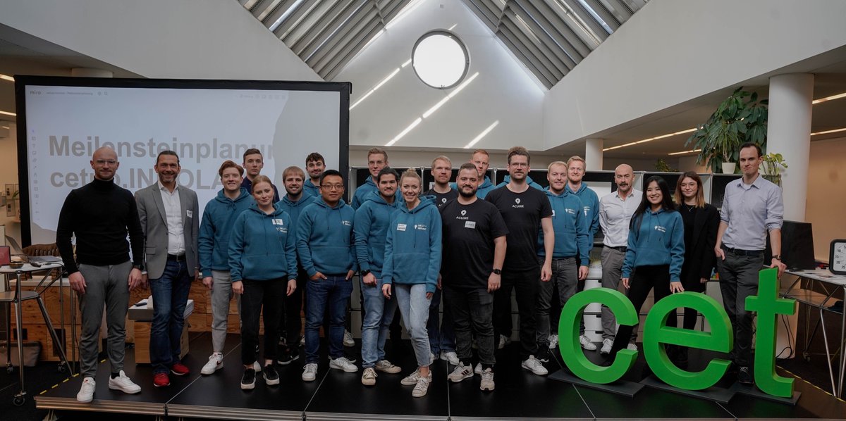 Auftaktveranstaltung des cetup.INNOLAB 🚀

Am 27. Oktober starteten die neun ausgewählten Start-up-Teams vor Ort in eine neue Runde des cetup.INNOLAB. Mehr Informationen zu den teilnehmenden Teams und der Auftaktveranstaltung gibt es hier: cet.tu-dortmund.de/news/detail/ne…
#escnrw #startup