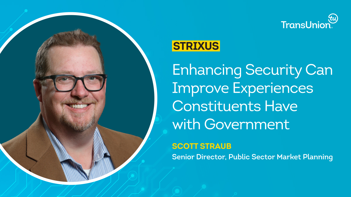 TransUnion B2B (@transunionb2b) on Twitter photo Read this new <a href="/strixusmag/">Strixus Magazine</a> article from our Senior Director of Public Sector Market Planning, Scott Straub, to see how #government agencies are personalizing their interactions with constituents and enhancing #security: transu.co/6014MU3aG #PublicSector #PublicSectorTrends Read this new <a href="/strixusmag/">Strixus Magazine</a> article from our Senior Director of Public Sector Market Planning, Scott Straub, to see how #government agencies are personalizing their interactions with constituents and enhancing #security: transu.co/6014MU3aG #PublicSector #PublicSectorTrends