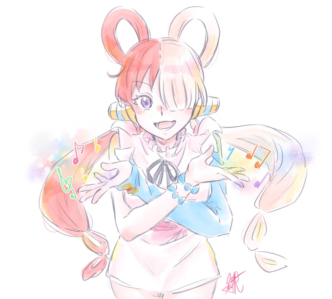 #このタグを見た人は推しの初描きと現在の絵を載せる 1枚目←      →n枚目 