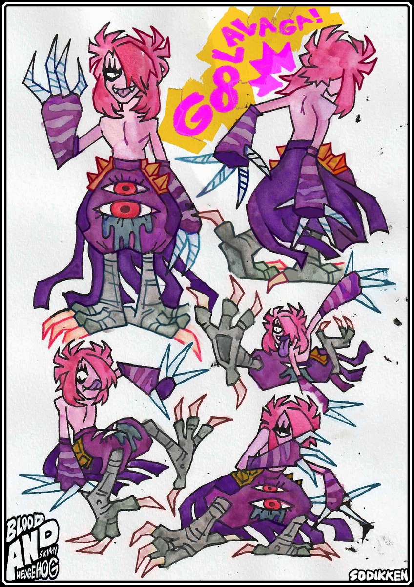 sodikken's tweet image. GOOLALAGA - BLOOD AND SKINNY HEDGEHOG