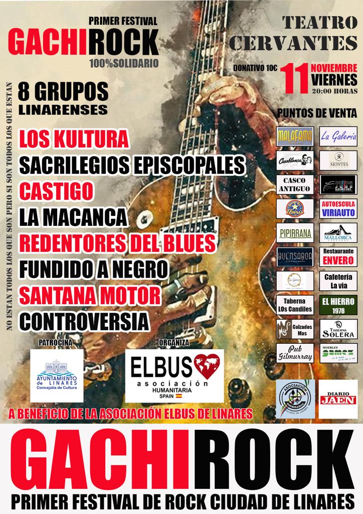 Los Kultura (@loskultura) on Twitter photo En un par de semanas <a href="/LosKultura/">Los Kultura</a> participaremos en este evento solidario en beneficio de la Asociación ELBUS de Linares. Estaremos con algunas bandas más de la ciudad, así que ya sabéis, a participar y disfrutarlo.
Tenéis toda la info en el cartel. En un par de semanas <a href="/LosKultura/">Los Kultura</a> participaremos en este evento solidario en beneficio de la Asociación ELBUS de Linares. Estaremos con algunas bandas más de la ciudad, así que ya sabéis, a participar y disfrutarlo.
Tenéis toda la info en el cartel.