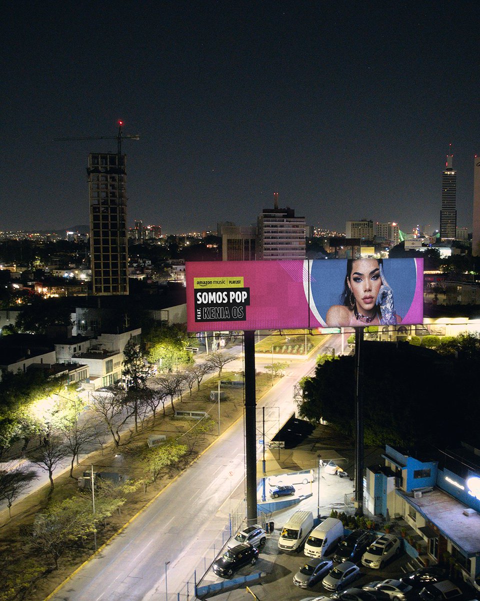 sonymusicmexico's tweet photo. Y #K23 también llega a los espectaculares de Guadalajara 🫧🫡.
La portada de "Somos Pop" protagonizada por @keniaos ya está presente en Minerva.
🔗:https://t.co/g8ZN1Jbbuo https://t.co/XkbbHfNys0