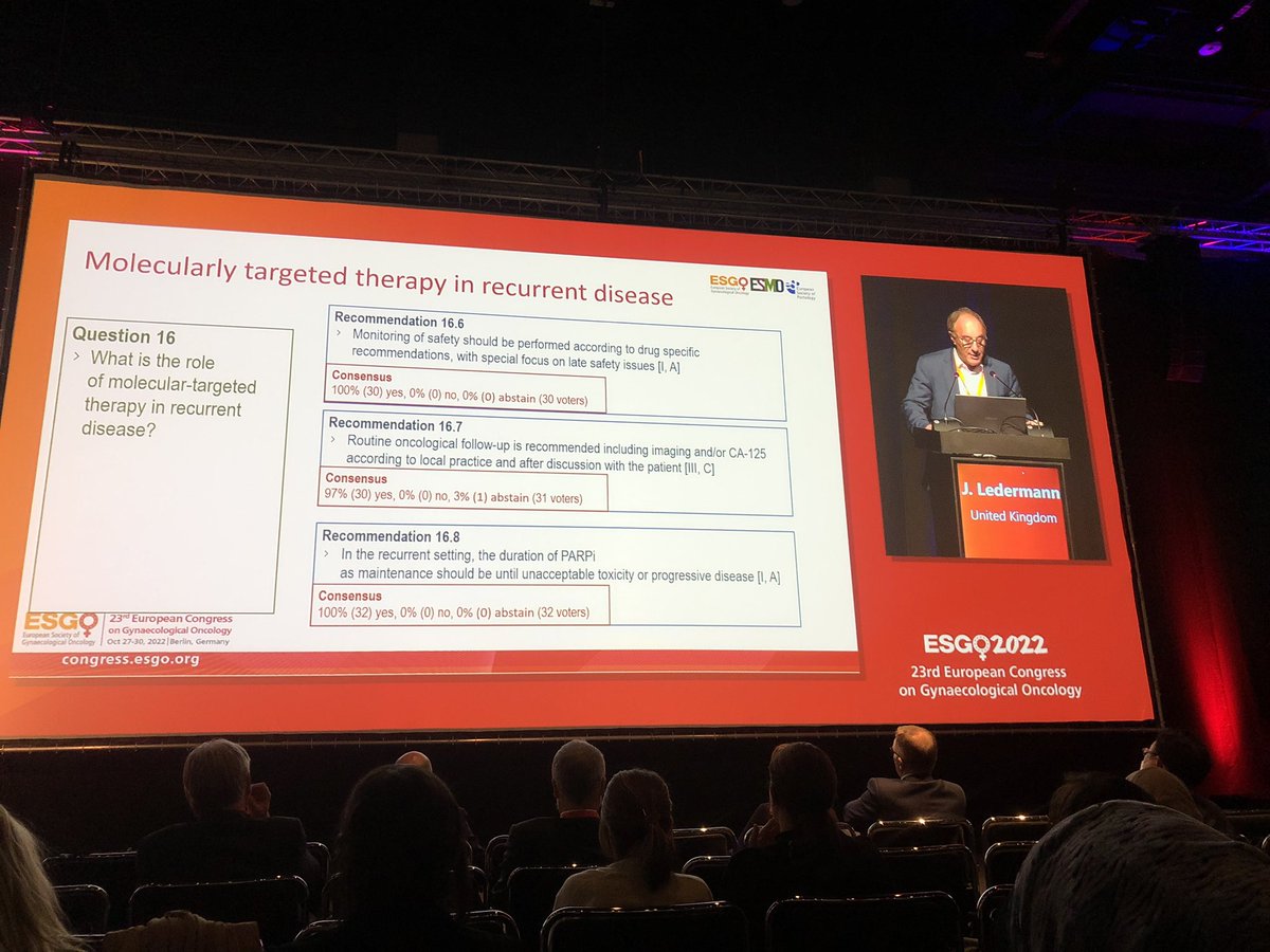 Aleksandra Strojna (@astrojnamd) on Twitter photo „2022 ESMO-ESGO-ESP guidelines on ovarian cancer” at #ESGO2022
<a href="/ESGO_society/">ESGO</a> <a href="/ENYGO_official/">European Network of Young Gynae Oncologists</a> <a href="/IJGConline/">IJGC</a> <a href="/IJGCfellows/">IJGC Fellows</a> „2022 ESMO-ESGO-ESP guidelines on ovarian cancer” at #ESGO2022
<a href="/ESGO_society/">ESGO</a> <a href="/ENYGO_official/">European Network of Young Gynae Oncologists</a> <a href="/IJGConline/">IJGC</a> <a href="/IJGCfellows/">IJGC Fellows</a>