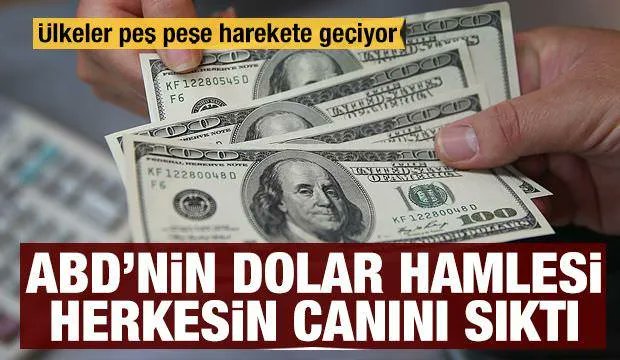 ABD'nin dolar hamlesi herkesin canını sıktı: Ülkeler peş peşe harekete geçiyor bit.ly/3zr8DLE