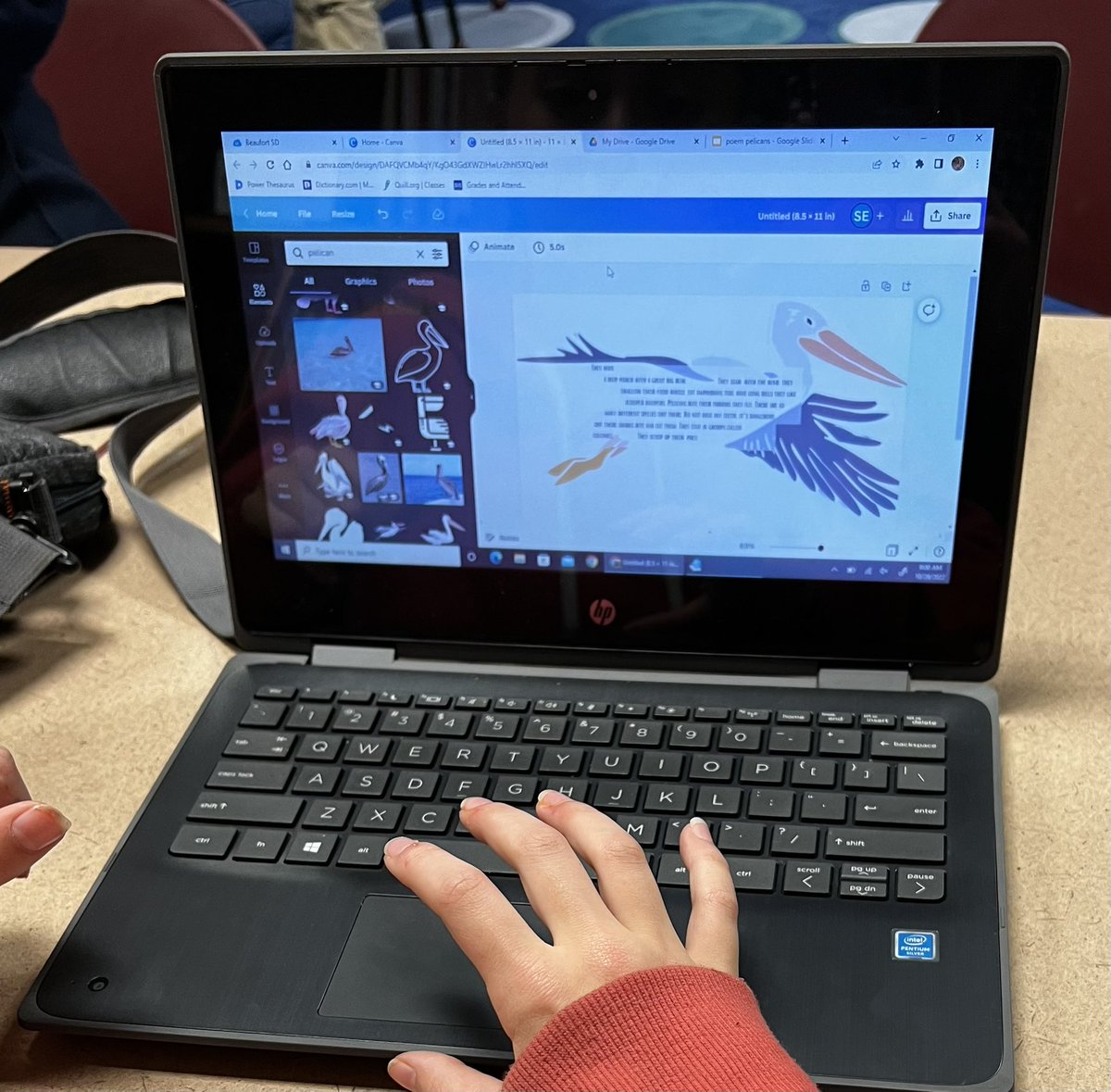 EdTech4Tots's tweet photo. Hey, @canva! Look @ these amazing concrete poems created by Ms. McCann's Ss (grades 3-5) @BeaufortSchools at Okatie Elementary using text, elements & a bit of #CanvaMagic! Grateful to assist in collaboration w/T, @EdTechAly, @CatrellSharonda & others on our #BCSDTechTeam. https://t.co/hUZbjTSfcv