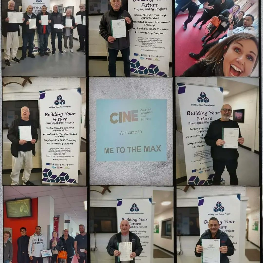 PCA_SALLYG's tweet photo. Another busy week with our amazing Building Your Future participants.
A group of our participants  attended a 'You to the Max' workshop organised by Northern Ireland screen and CINE

Well done to everyone!

@People1stNI  @NIScreen https://t.co/CXVWAIyVsQ