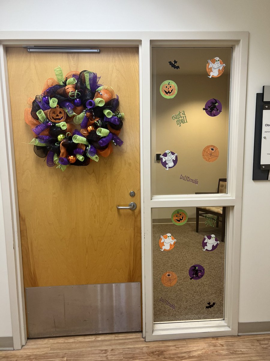 Our chair’s office is getting in the #Halloween spirit!!
