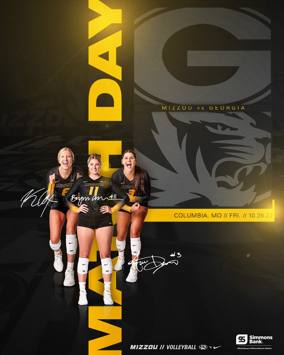 Back at the Zou.. 

⏰ 1 p.m. CT 
📺es.pn/3FoTzlx
📊bit.ly/3U1QImu

#MIZ🐯🏐