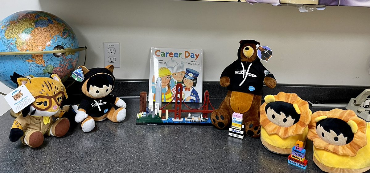 I have joined the great resignation from teaching and today is my last day BUT also career day so guess what I shared???!! #salesforce #trailblazer #transitioningteacher #awesomeadmin